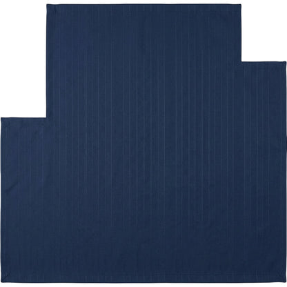 Wildpad Recycled Polyester Pinstripe Tablecloth 150 × 240 cm Midnight Blue - Product view